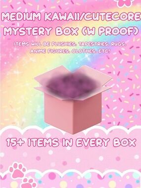 Medium Kawaii/Cutecore Mystery Box - Pink
